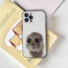 Cute Mouse Rats Hamster Phone Case Phone Case For IPhone 16,15,14,13,12,11,Pro,X,XS,Max,XR,Plus,Mini Soft Black Case - Z2 - 查看 4