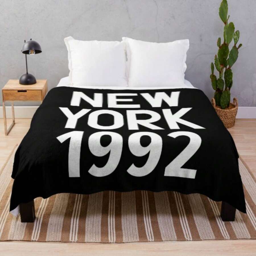 Item Preview, New York Birth Year Series_ Modern Typography - New York 1992 Designed And S-Old By Boogosh.Printing Drawing Blanket, Tow Blanket, Family Bedroom Blanket, Plush Comfort And Ft Quilts Wool Blankets Travel Blankets Er Ft Drat Blankets Office Nap Blankets-Lightweight Air-Conditioned Blankets-Breathable And Wable Air-Conditioned Blankets For Summer Nights Scandinavian Wool Blankets Office Blankets-Wool Blankets Disguised As Paper Clouds-Enjoy Everyday's Ultimate Luxury F-Star Hotel Collection-Pm Blankets Discern Taste Runways-Inspired By Towaway Designer Patterns Perfect All-Sean Portable Gift Car Camping For Your Home, Family Or Friend Blankets Romantic Love Drations Annrsary Wedding Gifts Ft And Comfortable Flannel Blankets Family Fa Chairs Printing - Picture Color - View 1