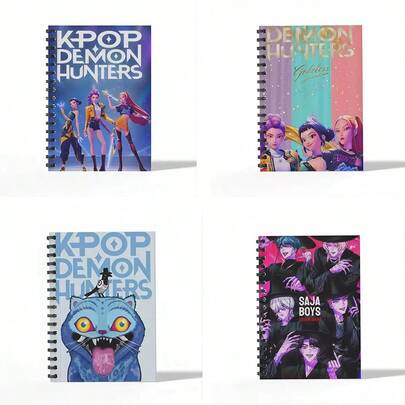 1pc KPOP Notebook, A6 Notebook, Writing Pad, Sketchbook, Mira Zoey Rumi Lined Notebook, Memo Book, Student Stationery, Back To School Supplies