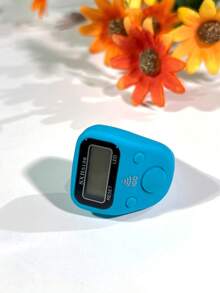 LED Finger Counter With Night Light Indicator, Silicone Material, High Quality, Hundred Reminder Function, 3 Buttons For Counting, Reset, Backlight Display, Convenient Ring Counter For Praying, Knitting, Fitness Tracking And More