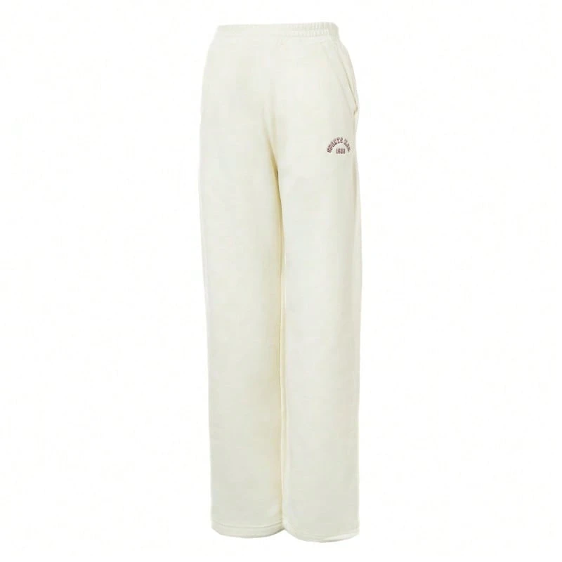 New Balance Women's Thermal Lined Warm Casual Loose Fit Sweatpants - Off White - View 1