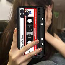 Funda de silicona suave con diseño de casete de radio magnético compatible con iPhone 17, 16, 15, 14, 13, 12, 11, Pro, Mini, XS MAX, Plus, X - Z7 - Ver 7