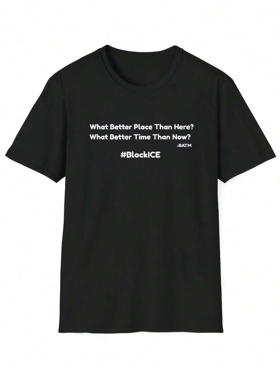Protest Shirt Tee Activist T-Shirt Uni Protest - Style 27 - View 1