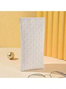 Portable Squeeze Top Sunglass Case - Leather Soft Sunglasses Case Easy To Use Eyeglasses Case Pouch