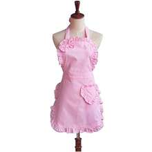 1 chiếc tạp dề nhà bếp/ăn uống dành cho nữ, thiết kế nơ dễ thương, thời trang và vui nhộn cho mùa Giáng sinh (Màu hồng) - Hồng - Xem 8