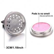 Nuevos productos difusores de aromaterapia Difusor de perfume para coche con diseño de árbol de la vida, ambientador de rejilla de ventilación, difusor de fragancia y aroma, colgante giratorio con compartimento abierto, accesorios de decoración del hogar DIY, regalos - Plateado - Ver 6