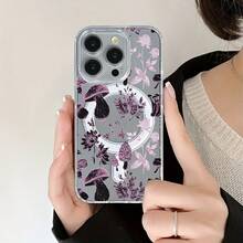 Compatible con phone 16 Pro, 15/14 Plus, 13/12/11 Pro. Nueva funda magnética transparente de acrílico con diseño clásico y resistente. Funda de alta calidad para hombres y mujeres. - Colores mixtos 1 - Ver 9