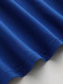 1PC Boys Fun Game Print Short Sleeve T - Shirt, Soft Skin - Friendly, Summer Fashion Outfit - Blue - View 5