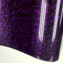 غشاء ألياف الكربون المطروق عالي اللمعان، مقاوم للخدش والأشعة فوق البنفسجية، مناسب لملصقات ديكور الدراجات النارية والدراجات النارية والسيارات، بطراز حديث، ملصق تعديل DIY لوحة التحكم الداخلية للسيارة، مصمم خصيصًا لملاك السيارات