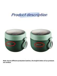 1/6pcs Portable Lunch Box Set, Includes Carry Bag, Bento Box, Oatmeal Cup, Leak-Proof PP Food Container And Breakfast Oatmeal Cup - Convenient For Carrying Meals, Reusable For School, Office, Outdoor Picnic - Multicolor - View 7