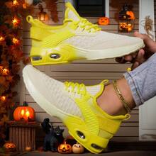 Comfortable,Casual,Commuter,Mothers Day Gifts ,Holiday,Halloween,Christmas,Personalized,Halloween Women's Fashion,Fallfreshnes,Women's Sneakers - Available In Three Colors: Bright Pink, White And Bright Orange. Women's Casual Shoes, Lightweight Blade Sole, Breathable Knit, Lace-Up Rebound Cushioning, Suitable For Walking And Tennis, Sports Style2025 Autumn New Arrivals Women's Lightweight Stylish Sneakers - Low-Top  Sole For All-Day Wear, Casual Sneakers |   Low-Top Sneakers |   Lace-Up Closure, Comfortable, Non-Slip, Lace-Up Casual Sneakers With Cushioned Insoles, White Stripe Design (These Shoes Are Perfect For Swapping With Friends At The Start Of The New School Year. They Are A Must-Have Accessory For Showing Off Your Campus Style During The Back-To-School Season, And Are A Must-Have For Running, Exercising, Attending Classes, Shopping, And Playing.) . They Are A Must-Have Item For Halloween Costume Outfits And Also Very Suitable For Wearing With Clothes In The Autumn Season.