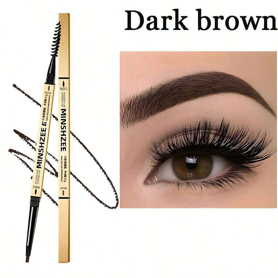 Ultra-Fine Waterproof & Sweat-Proof Eyebrow Pencil - Màu cà phê đậm 05# - Xem 1