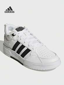 Adidas (ADIDAS) Adidas Neo 100DB Shock Absorbing Anti-Slip Durable Low-Top Casual Retro Basketball Sneakers, Unisex - Black and White - View 1
