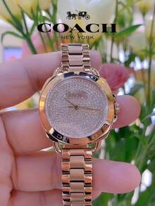 Coach Đồng hồ nữ mặt vàng hồng Tatum - Hoa hồng vàng - Xem 3