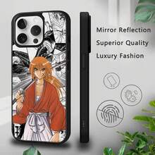 Anime R-Rurouni K-Kenshin Phone Case Covercompatible with  17,16,15,14,13,12,11,Pro,Max,Plus,Mini,SE4,E Magnetic Magsafe Wireless Charging-Covercompatible with  17 Hülle, 17 pro Hülle, 17 promax Hülle - Z4 - Übersicht 5