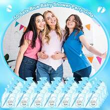 DHarloon 50 Set Baby Shower Pens Favors For Guests It's A Boy Ballpoint Pens Baby Shower Party Favors Blue Cards 50 Organza Bags For Gender Reveal Gifts Game Prizes Souvenirs - 藍色 - 查看 6