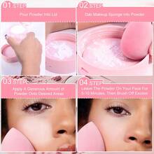 DUNUF Oil Control Setting Powder,Micro-Fine Texture, Long-Lasting Matte Finish, Pore-Minimizing & Smoothing Fine Lines, Waterproof Sweatproof, Suitable For Daily, Party,Christmas Holiday Gift. - 彩色 - 查看 5