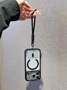 1个捕蝇器+磁性亚克力二合一加厚极简手机壳，兼容 17/17 Air/17 Pro/17 Pro Max/16 Pro Max/16/16 Pro/16 Plus/15/15 Pro Max/15 Pro/11/12/13/14 Pro Max/11 Pro/11 Pro Max/12 Pro/12 Pro Max/13 Pro/13 Pro Max/14 Pro/14 Pro Max/XR，创意高级设计 - 黑色 - 查看 4