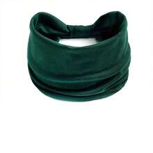 1pc Adjustable Elastic Exercise Headband, High Stretch Sports Sweatband, Breathable Absorbent Wide Band, Suitable For Pilates Workout, Solid Color Sports Hair Tie Headpiece Women Bandanas Winter Hair Accessories Winter Hair Bands Warm Head Wrap - Multicolor - View 14