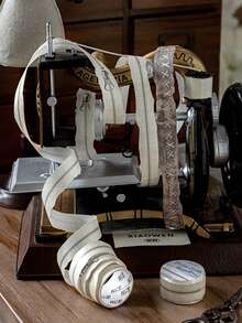 MOCARD لفة 2 متر من شريط زخرفي قابل للتمزيق بطراز عتيق، مواد حرفية DIY للألبوم الفني، هدايا المناسبات، لوازم مدرسية لألبوم الصور الشخصي - بني - مشاهدة 2