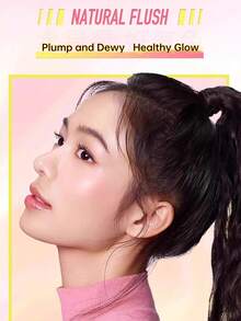 Maybelline Flüssig Rouge, belebt den Teint, natürlicher Farbton, pflegende Formel für den Sommer - 02 Sonnenschein Mandarine 6,4 ml - Übersicht 3