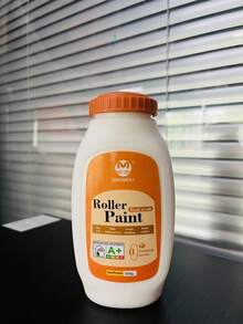 1 Bottle White Wall Paint, Large Roller For Wall Repair Tool, Large Roller For Water-Based Latex Paint, Best Choice For Removing Wall Stains - one-size - View 15