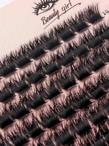 392 件 150D 簇状睫毛延长 - DD 卷曲蓬松单根睫毛，0.39-0.71 英寸混合长度，柔软纤细仿貂皮簇状睫毛，适合在家 DIY | 睫毛簇、睫毛簇、单根睫毛、睫毛、假睫毛 | 包含睫毛胶和镊子 | 美容与健康、个人护理、节日魅力美容 | 非常适合日常化妆、婚礼、派对、旅行、圣诞节、情人节、感恩节、母亲节 - 黑色 - 查看 9