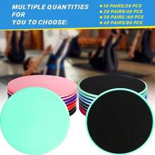 Core Sliders Bulk Exercise Glider Discs Gifts For Group  Classes Fitness Slider Workout Dual Sided AB Pads For Hiit Gym Carpet Hardwood Floor