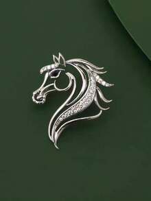 1枚高级胸针，高端生肖动物胸针，可作为西装、围巾、外套的装饰配饰，优雅日常穿着。