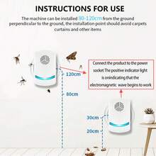 1/2/4/6/8pcs Ultrasonic Indoor Pest Repeller - Smart Frequency Conversion, Quiet Protection, New Generation Ultrasonic Pest Repeller With Dual-Wave Frequency Technology, Intelligent Scanning To Strongly Repel Mice, Cockroaches And Other Pests, Noise-Free, Energy-Efficient, 360° Full Coverage, Suitable For Kitchen, Bedroom, Hotel And Other Spaces, Providing A Quiet And Clean Living Experience. Christmas/Halloween/New Year Gift For Family, Friends And Partners. - US A Type Plug(110-127V) - View 7
