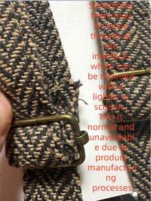 1 Stück Herren Hosenträger Clip Braun Fischgrätmuster Drei Clip Vintage Britisch Rutschfest Hose Träger Verstellbar Mode Accessoire für Anzug und Freizeitkleidung, perfekt für Hochzeiten und formelle Anlässe (Manchmal können sich an den Übergängen lose Fäden befinden, die mit einem Feuerzeug oder einer Schere gekürzt werden können. Dies ist normal und unvermeidbar aufgrund der Produktionsprozesse)