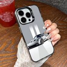 Funda para teléfono de coche para 17 16 15 14 13 12 11 Pro Max Plus, color, a prueba de golpes, cubierta trasera plateada - Z5 - Ver 10