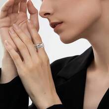 Women Single Ring - 3件組14k鍍金套裝 - 查看 10