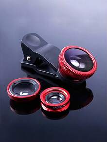 Mobile Fisheye Lens Camera Artifact Wide-Angle Macro Professional Shooting External Filter Lens For Mobile Phone Universal SLR High-Definition Camera Live Photography Three-In-One Suit