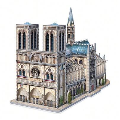 WREBBIT Assassin's Creed Unity –  3D-puzzel – 860 stukjes Arno Victor Dorian Wrebbit3D -860, Bevat verwijzingen naar de Ubisoft-videogame, Zwart, Standaard (1)