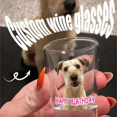 Customized Photo Wine Glass, Wine Glass With Photo, Customized Wine Glass, Customized Birthday Wine Glass, Personalized Photo Wine Glass, Multi-Functional, Funny Single Party Wine Glass, Party Gifts, Groom & Bride Face Wine Glass, Girlfriend Travel, Single Party Gift, Warm Atmosphere, Autumn Home Decor,Kitchen Essentials ,Home-Cooking