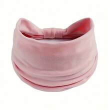 1pc Adjustable Elastic Exercise Headband, High Stretch Sports Sweatband, Breathable Absorbent Wide Band, Suitable For Pilates Workout, Solid Color Sports Hair Tie Headpiece Women Bandanas Winter Hair Accessories Winter Hair Bands Warm Head Wrap - Multicolor - View 17