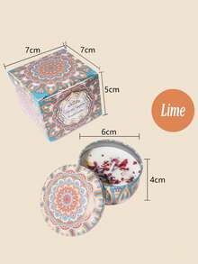 4/1Scented Candle Set With Colorful Box, Multiple Scent Combinations, Pleasant & Rich Fragrance, Smokeless, Long Burning Time - Christmas Gift Ideal For Family & Friends,Christmas Candle,Gift Sets For Women For Wedding, Birthday, Festivals, Wedding Souvenirs,Aromatherapy Candles For Home,Candle Present For Men And Women, For Birthday Christmas Day Yoga Bath, Valentine's Day Gift, Home, Hotel Decoration, Retro Pattern Design, Soy Wax,