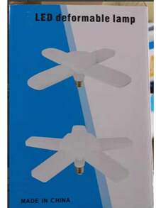 Lámpara de Techo Plegable con Bombilla LED en Forma de Abanico LE040 - Blanco - Ver 3