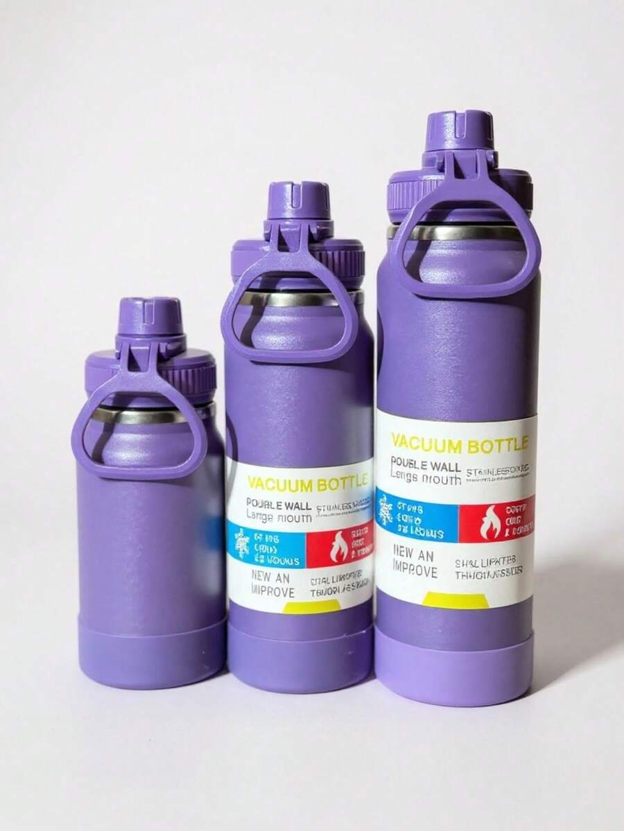Stainless Steel Sports Thermal Bottle – Various Capacities For Daily Use And Sports 350ml/600ml/800mlTR-101/102/103 - 紫色 - 查看 1