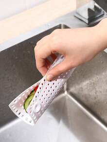 1 szt. Sitko do odpływu zlewu, pokrywa odpływu podłogowego z przyssawką, korek odpływu zapobiegający powstawaniu zapachów, pokrywa odpływu prysznicowego z łapaczem włosów do łazienki, artykuły gospodarstwa domowego, akcesoria łazienkowe na powrót do szkoły - Wielokolorowe - Zobacz 7
