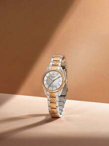 FION Women's Quartz Bracelet Watch Round Analog Watch For Ladies With Luxury Diamonds Dial Ladies' Casual Dress Watch