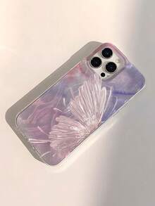 1pc Fashionable New Butterfly Aesthetic Pattern Waterproof Anti-Fingerprint Anti-Scratch Transparent IMD Soft Glossy Smooth Phone Case Compatible With Iphone 11/12/13/14/15/16/16 Plus/16 Pro/16 Pro Max/17/17 Air/17 Pro/17 Pro Max
