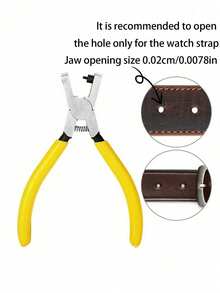 1 outil universel de poinçonnage de ceinture à main, poinçon , outil de DIY , convient pour les ceintures, lacets, bracelets de montre. Cadeau de la Saint-Valentin pour hommes, cadeau de mariage de la Saint-Valentin, cadeau d'anniversaire, cadeau de Noël, pinces, outils