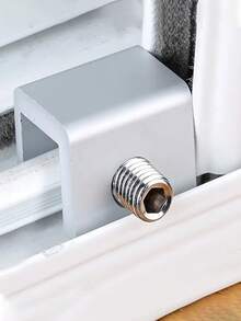 1/2pcs Window Limiters, Adjustable Window Lock Limiters, Pet Anti-Theft Door Locks, Drill-Free Sliding Window Lock Hardware, Thickened Aluminum Alloy Home Security Window Locks - Multicolor - View 6