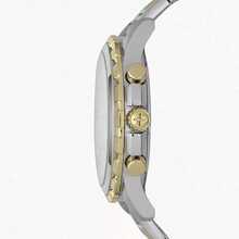 Fossil Stainless Steel Men's Quartz Watch Classic Silver And Gold Color Combination FS4795