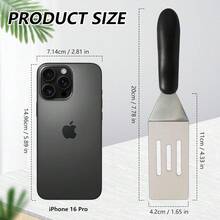2-Piece Mini Stainless Steel Spatula Set, Small Metal Turner For Cooking And Baking - 2 - 查看 3