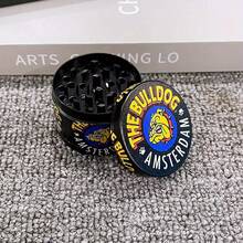 2/2.5英寸金属狗形草药研磨器手动粉碎器4层研钵锌合金金属研磨器烟草草研磨器吸烟配件香烟雪茄工具礼品 - 狗 - 查看 2