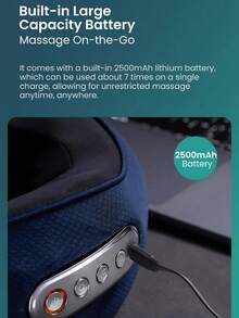 PHILIPS ماساج فيليبس ثلاثي الأبعاد شبيه بالإنسان يوفر دعمًا مريحًا بزاوية 360 درجة للرقبة