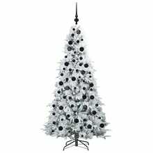 Künstlicher klappbarer Weihnachtsbaum Grün 180 cm PE und PVC